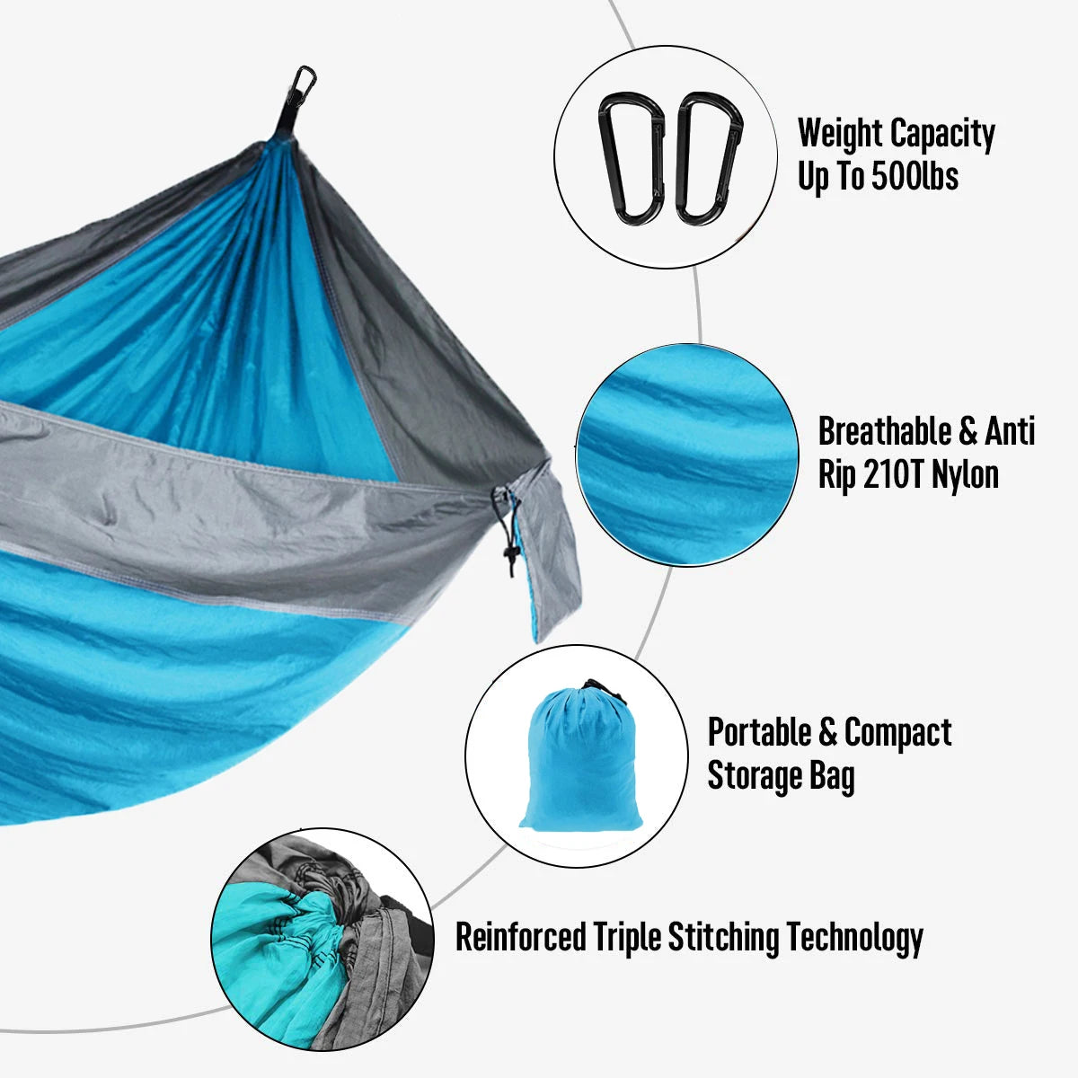 Single Lightweight Hammock